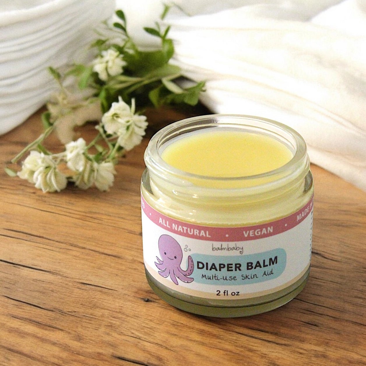 [AloeVibe Baby] + [Type of Product or Pack] + [Key Ingredients or Features] + [Usage or Benefit]Organic Baby Balm – Diaper Rash & Skin Relief