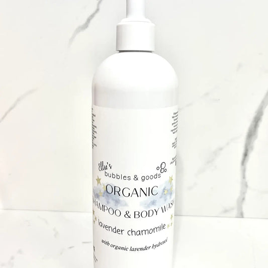 Organic Shampoo, Balm, Wipes & Swaddle