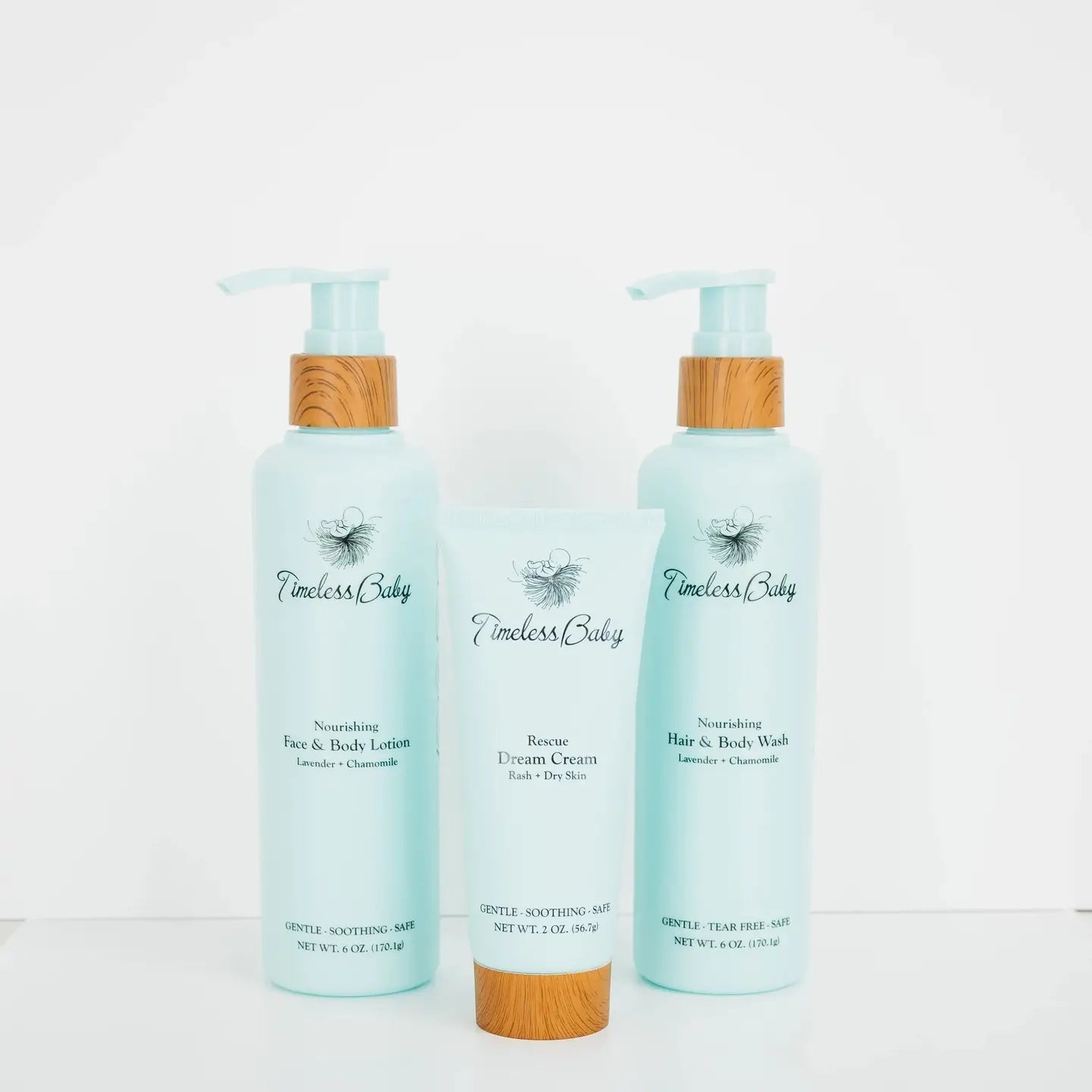 [AloeVibe Baby] + [Type of Product or Pack] + [Key Ingredients or Features] + [Usage or Benefit]Timeless Baby Bundle – Organic Luxury Essentials for Little Ones